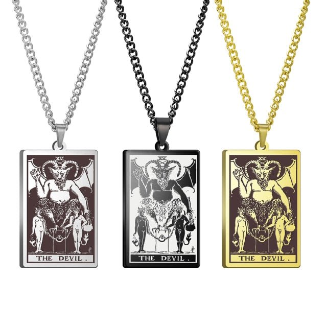 The Devil outlet Tarot Necklace